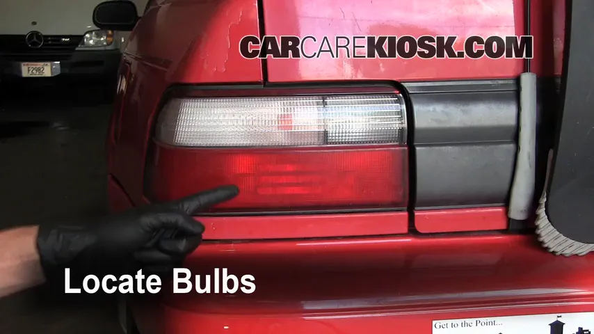 1996 Toyota Corolla 1.6L 4 Cyl. Lights Brake Light (replace bulb)
